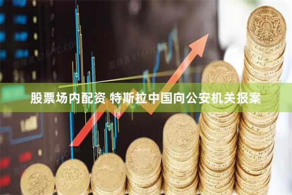 股票场内配资 特斯拉中国向公安机关报案